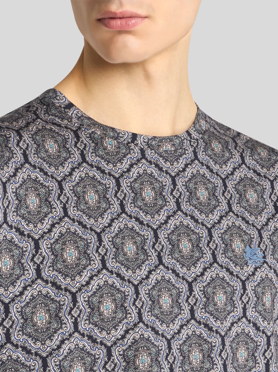 COTTON T-SHIRT WITH PRINT | T-shirt and Sweatshirts | ETRO
