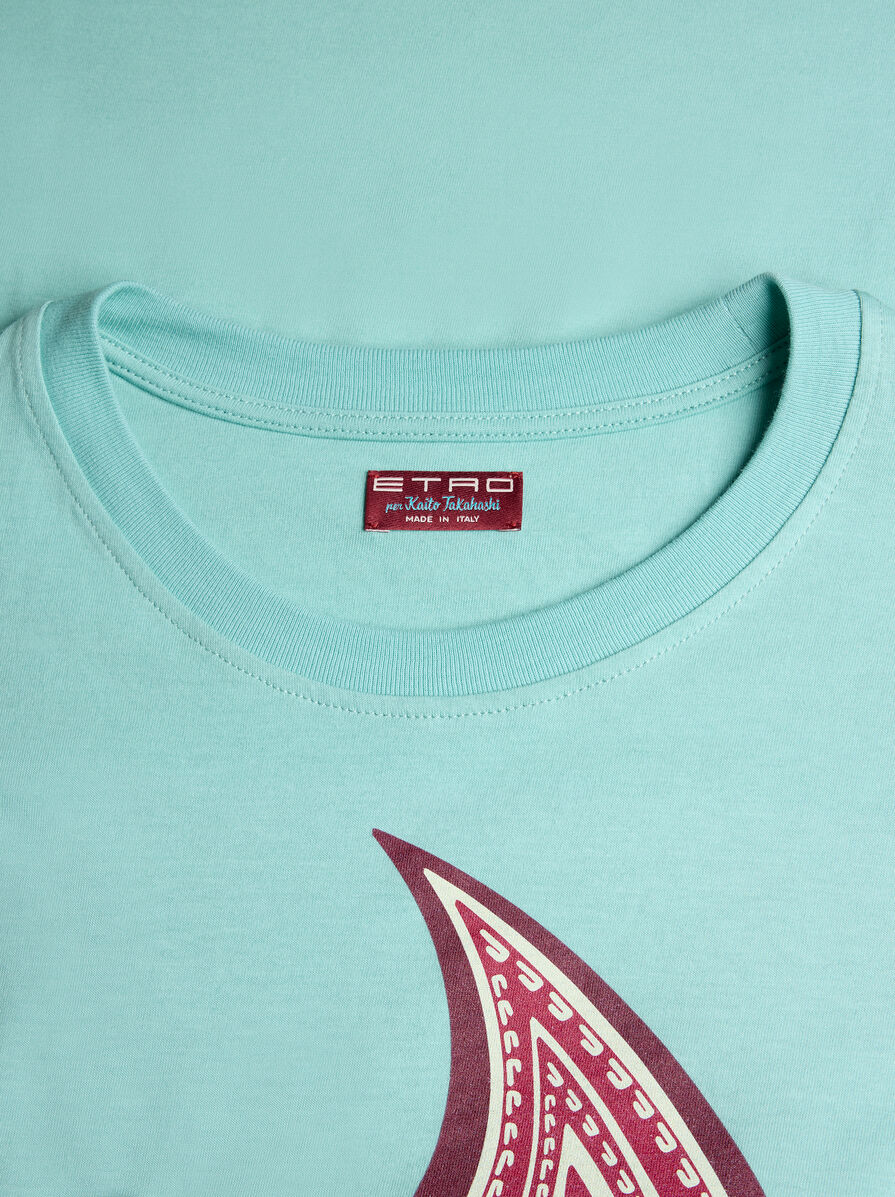XSサイズ ETRO per Kaito Takahashi Tシャツ T-SHIRT IN COTONE CON PAISLEY ETRO X KAITO TAKAHASHI