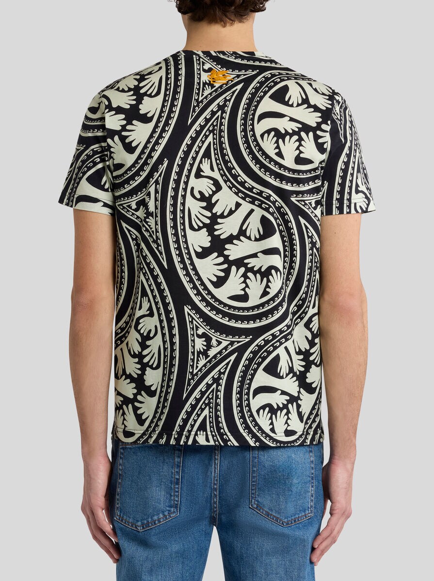 ETRO per Kaito Takahashi ペイズリー コットン Tシャツ | エトロ