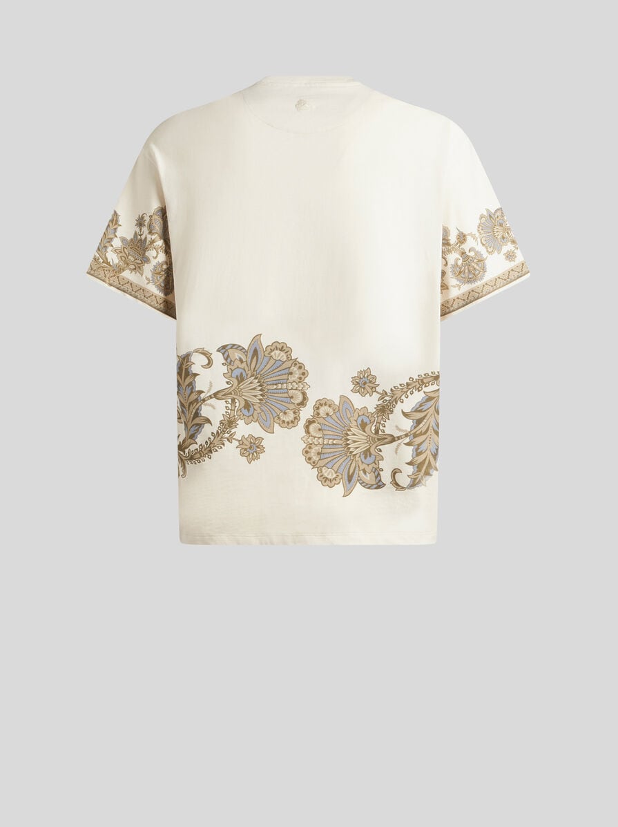 【ETRO】エンジニアード プリント Tシャツ エンジニアードプリント コットン Tシャツ | エトロ