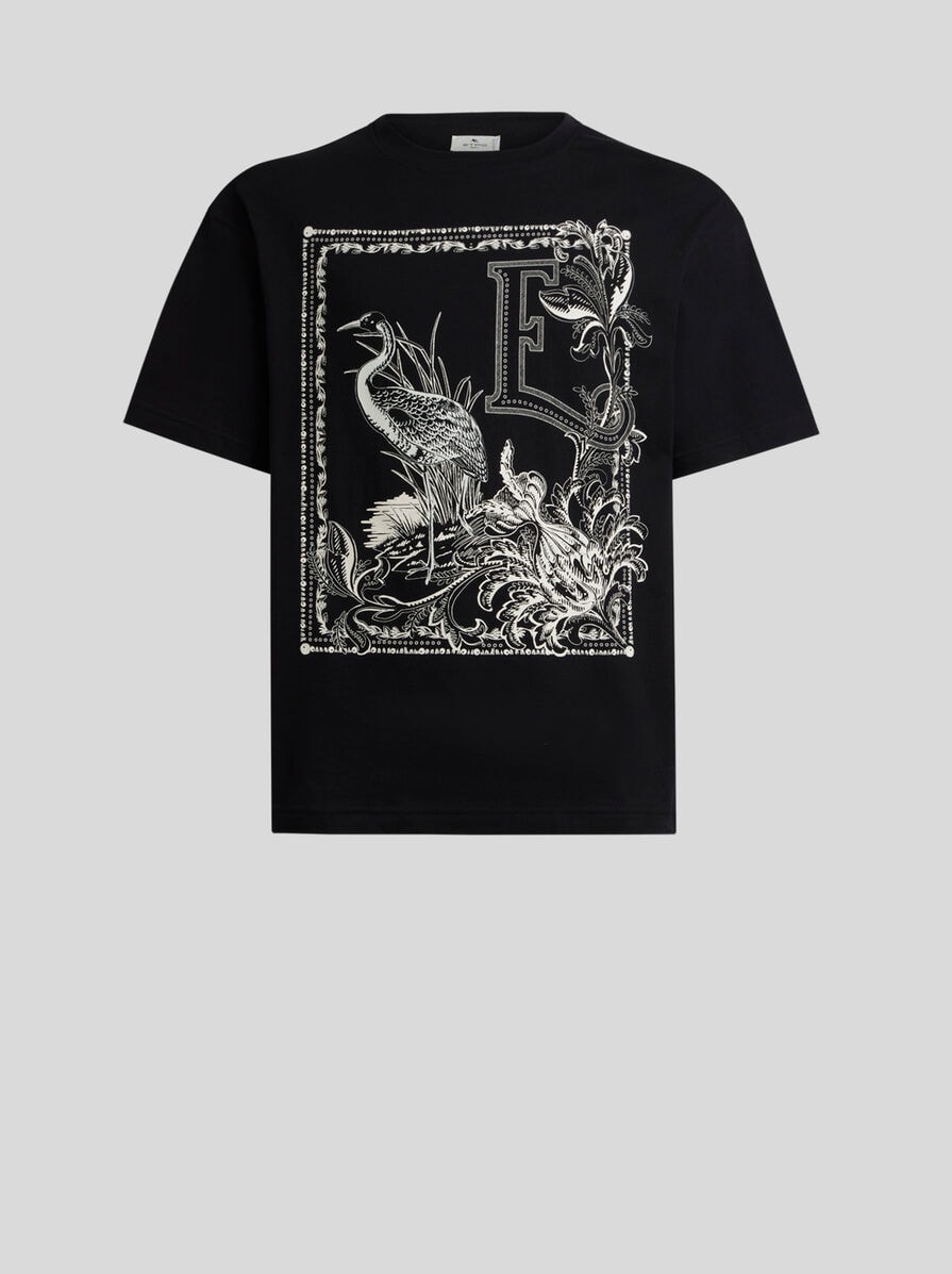 エンジニアードプリント コットン Tシャツ | エトロ