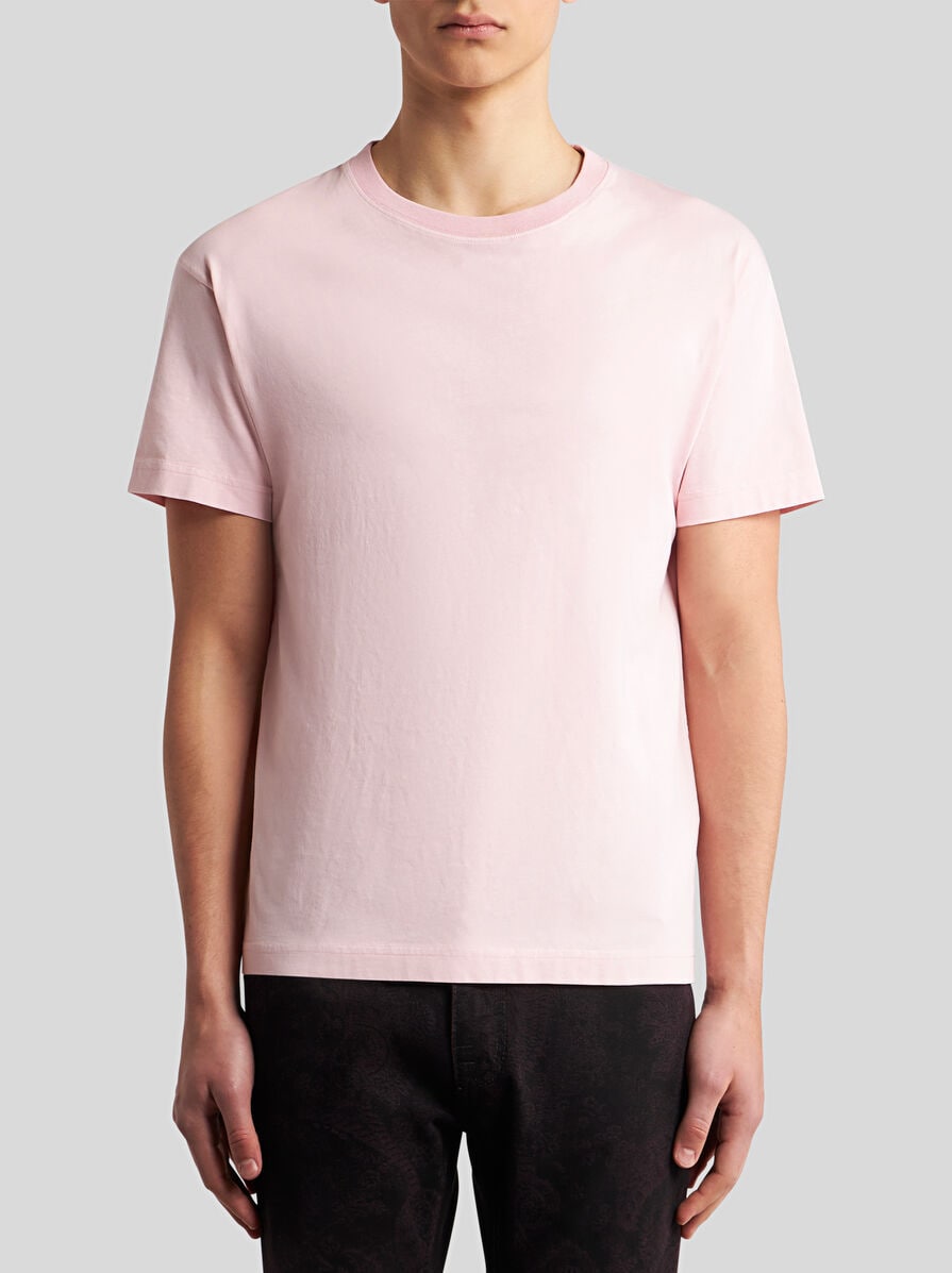 Tシャツ・カットソー Etro Cut & Sew T-Shirt With Embroidered Design 19461762_43352202_1000.jpg