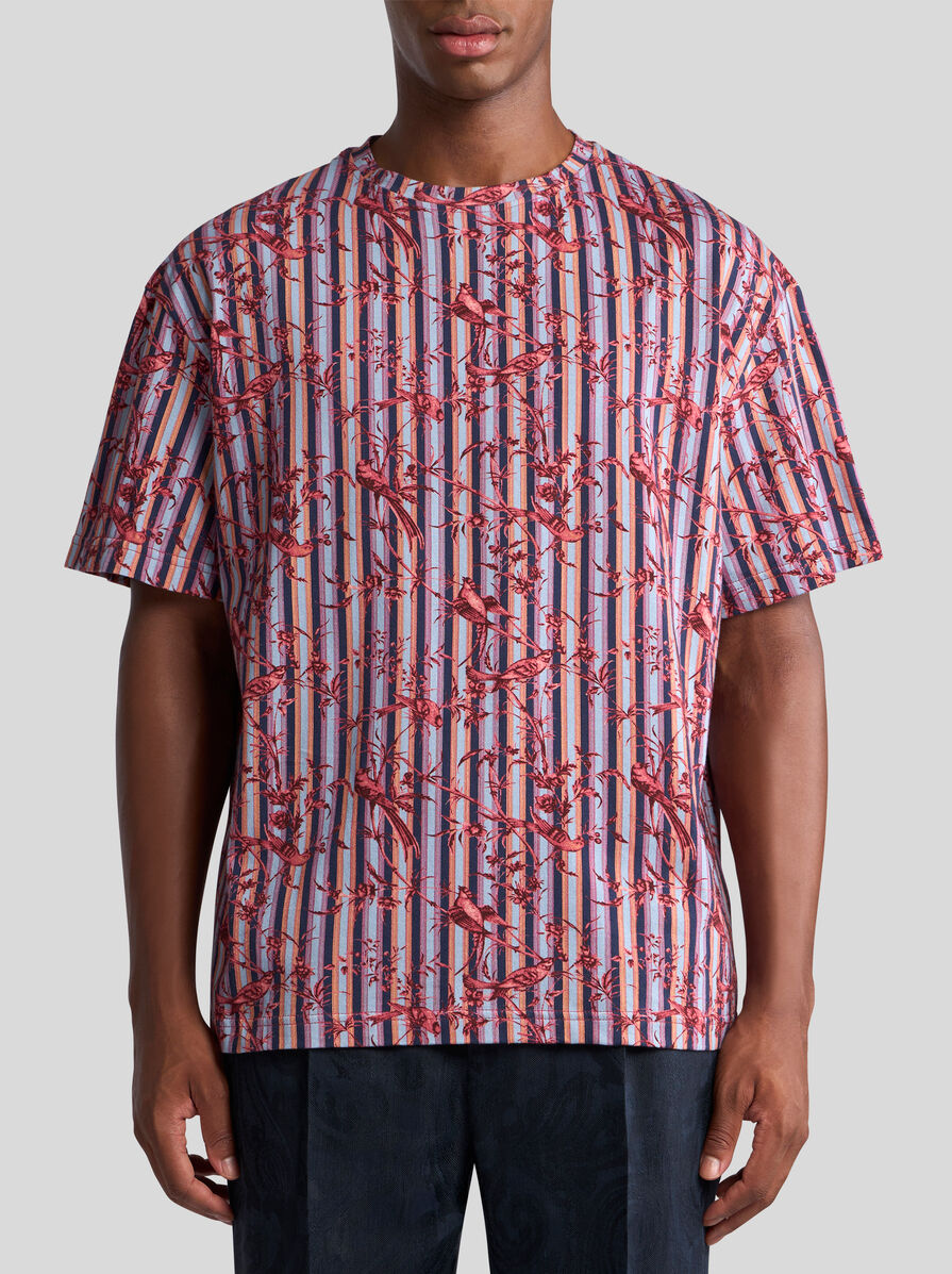 Tシャツ・カットソー ETRO SS25 (MRMD0004 AK573X0820) Etro T-shirt with a pattern | Men's Clothing | Vitkac