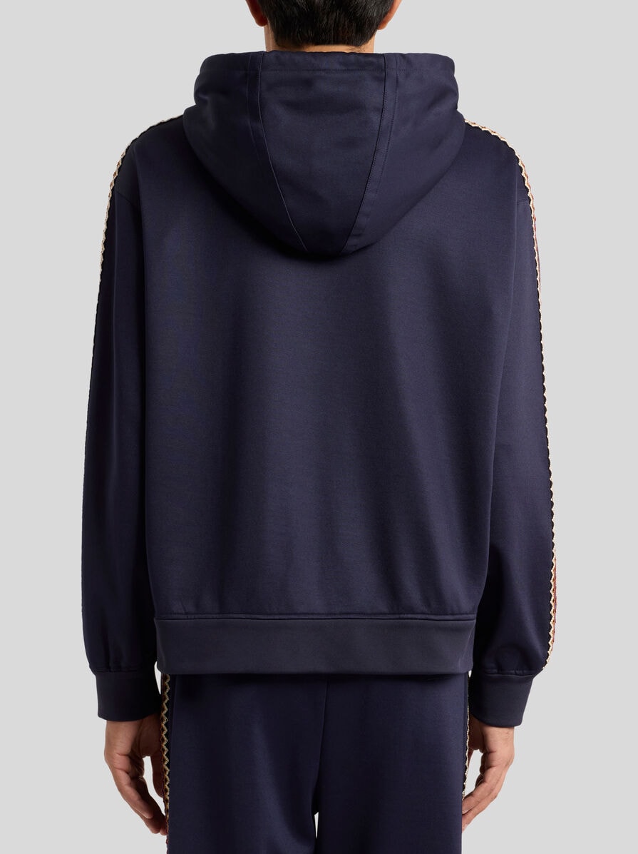 エトロ ミラノ ETRO Milano ベルベット ブルゾン 黒 パーカー