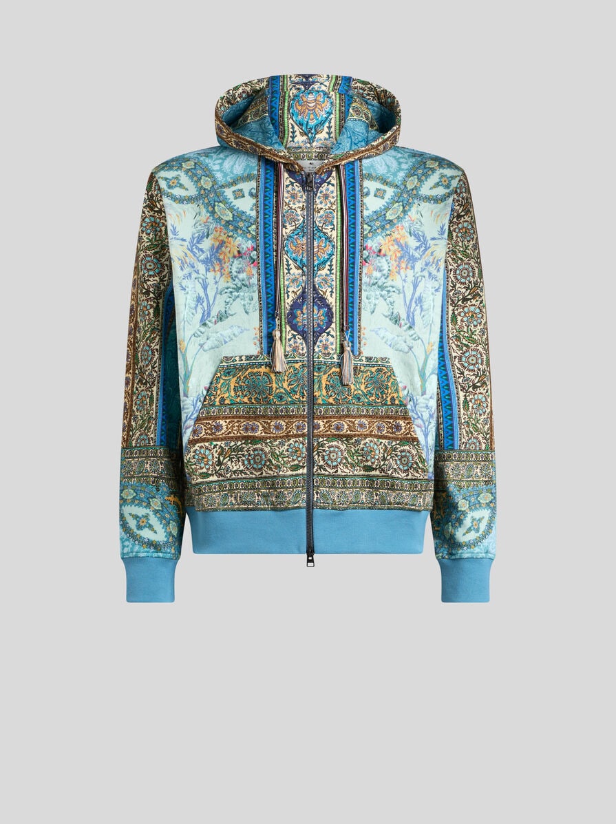 ETRO ジップパーカー/M/コットン/マルチカラー 楽天市場】エトロ パーカーの通販