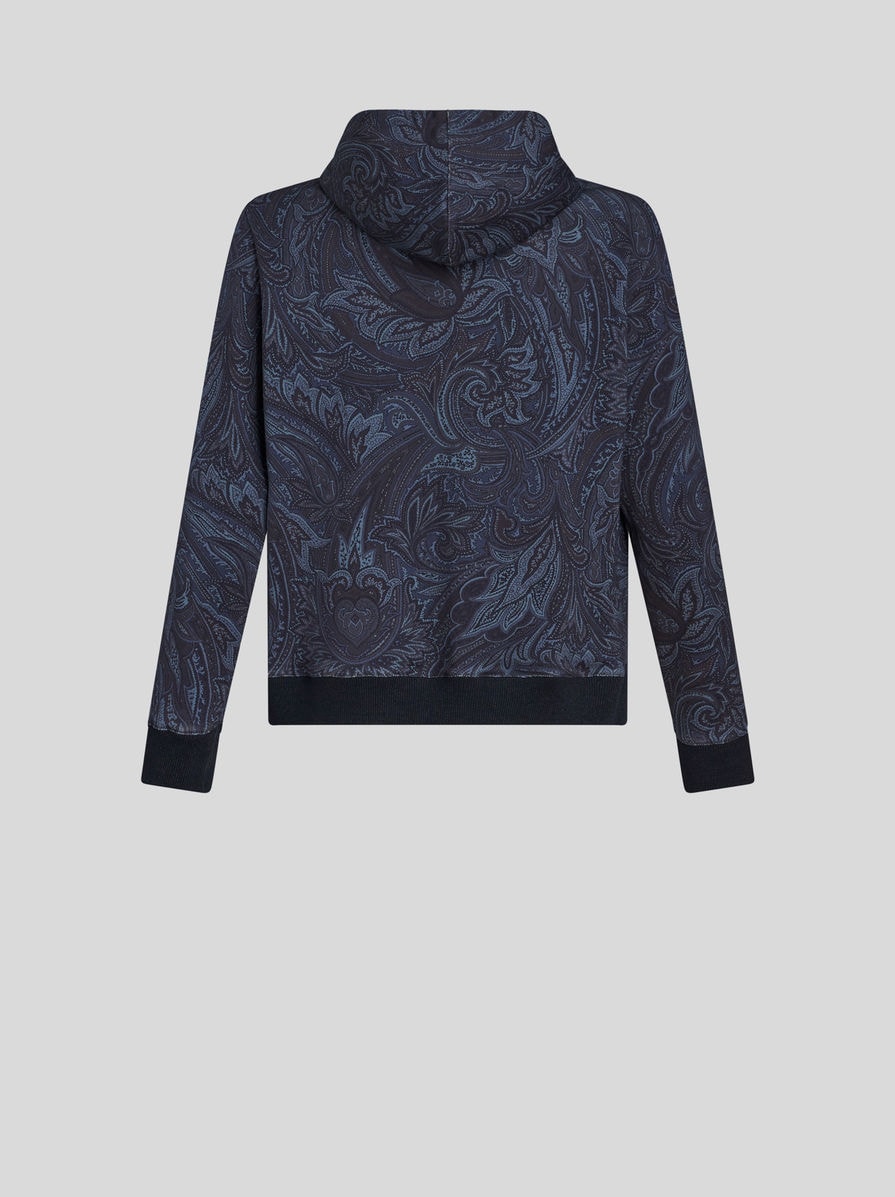 パーカー・フーディ ETRO SS24 HOODED SWEATSHIRT WITH LOGO (MRMB0001_AR201M5039) Sparco WWW Hooded Black Pullover Hoodie Sweatshirt Jacket