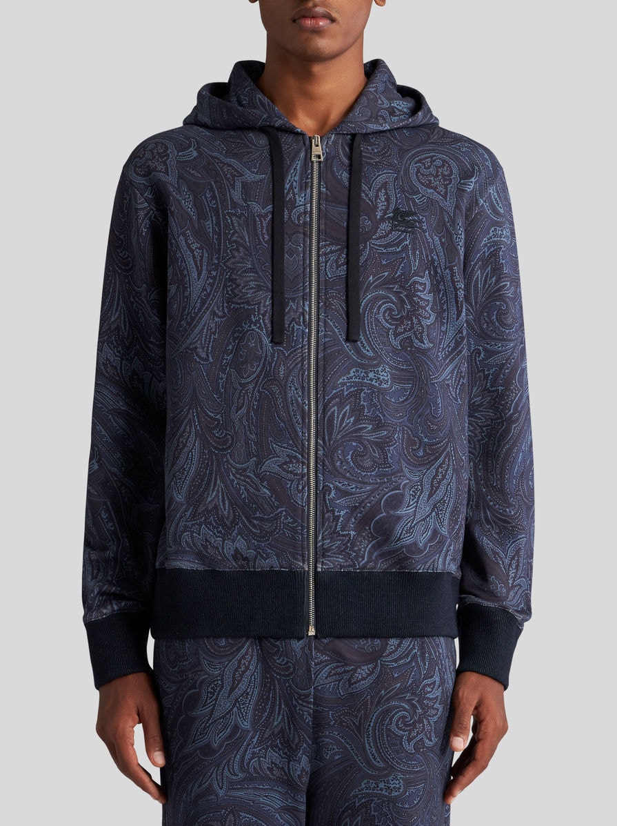 【関税&送料込】Etro Hooded Sweatshirt With Logo PAISLEY HOODED SWEATSHIRT | T-shirt and Sweatshirts | ETRO