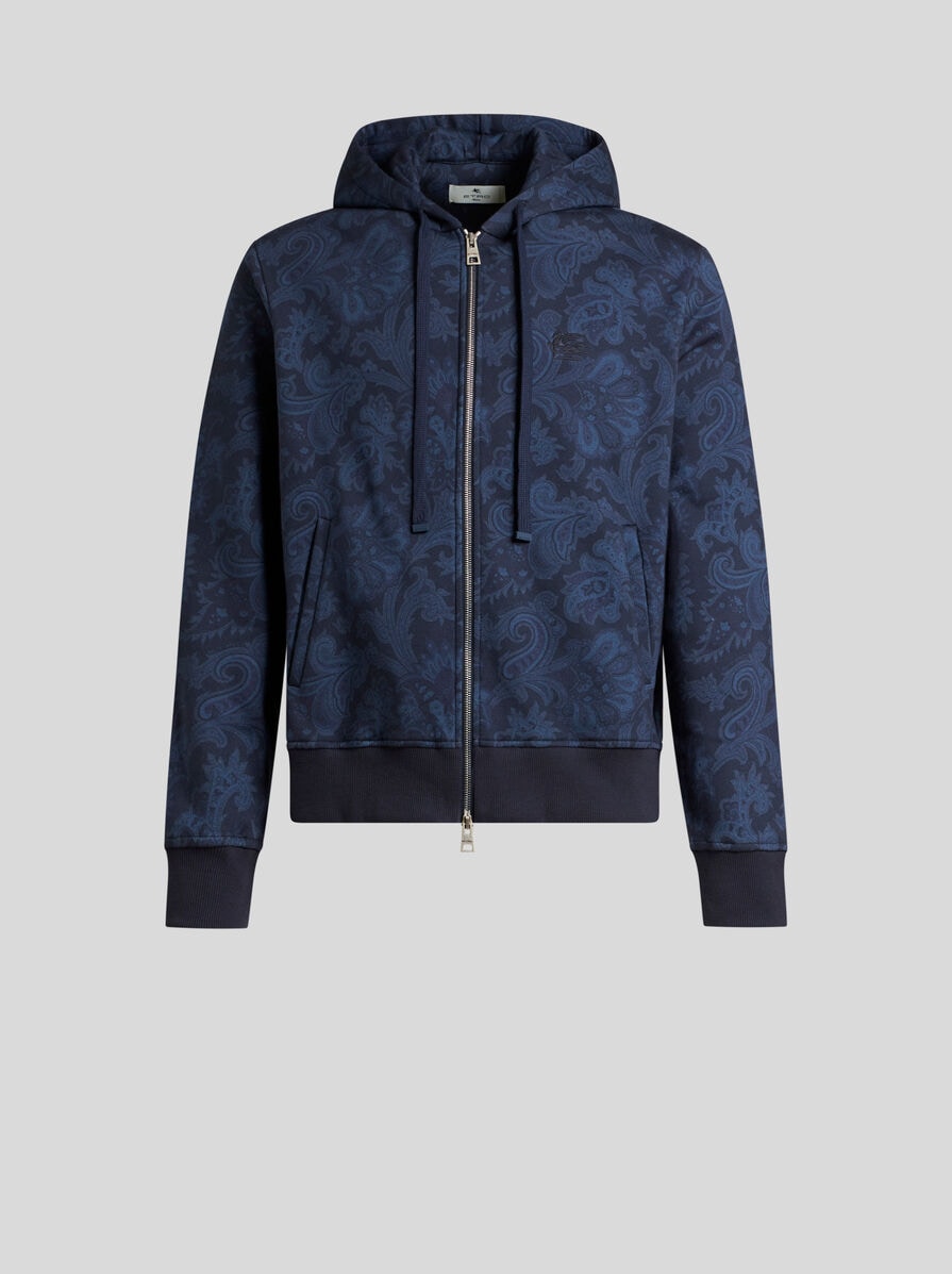 【ETRO】オールオーバープリント ドローストリング パーカー 三越伊勢丹 | ETRO/エトロ_Men通販 | トーナルプリント パーカー