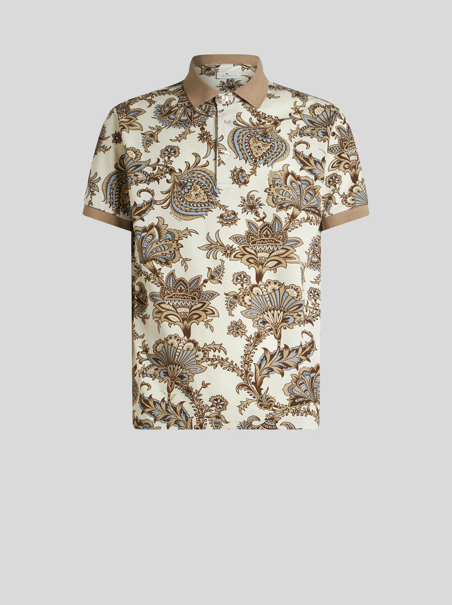POLO SHIRT WITH FLORAL PRINT | Polo Shirts | ETRO