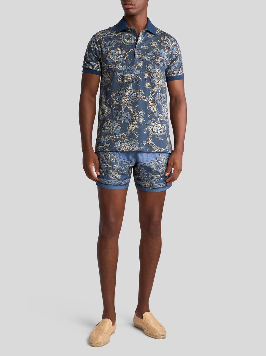 POLO SHIRT WITH FLORAL PRINT | Polo Shirts | ETRO