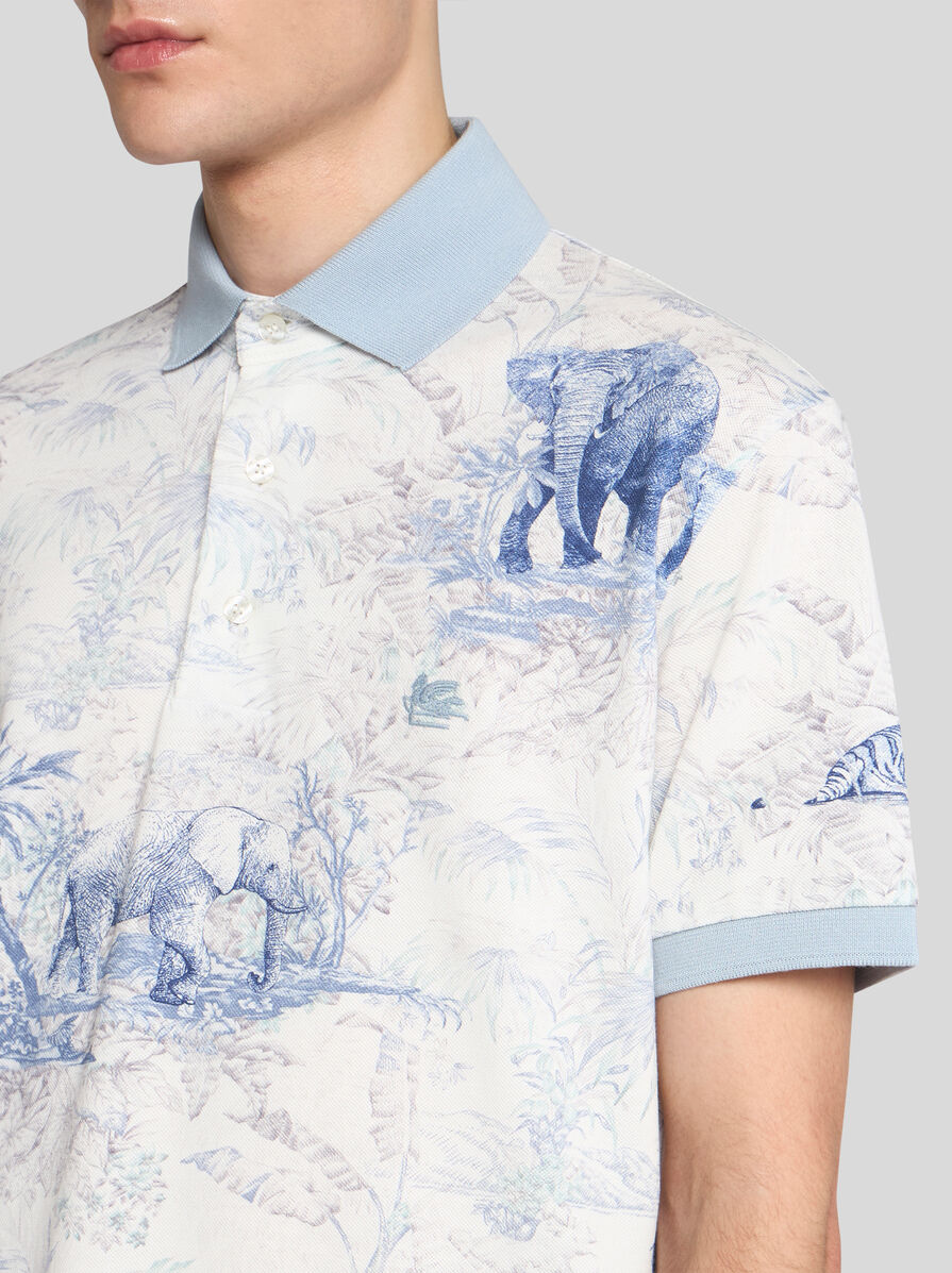 シャツ Etro Light Blue Cotton Shirt Safari Print s-l400.jpg