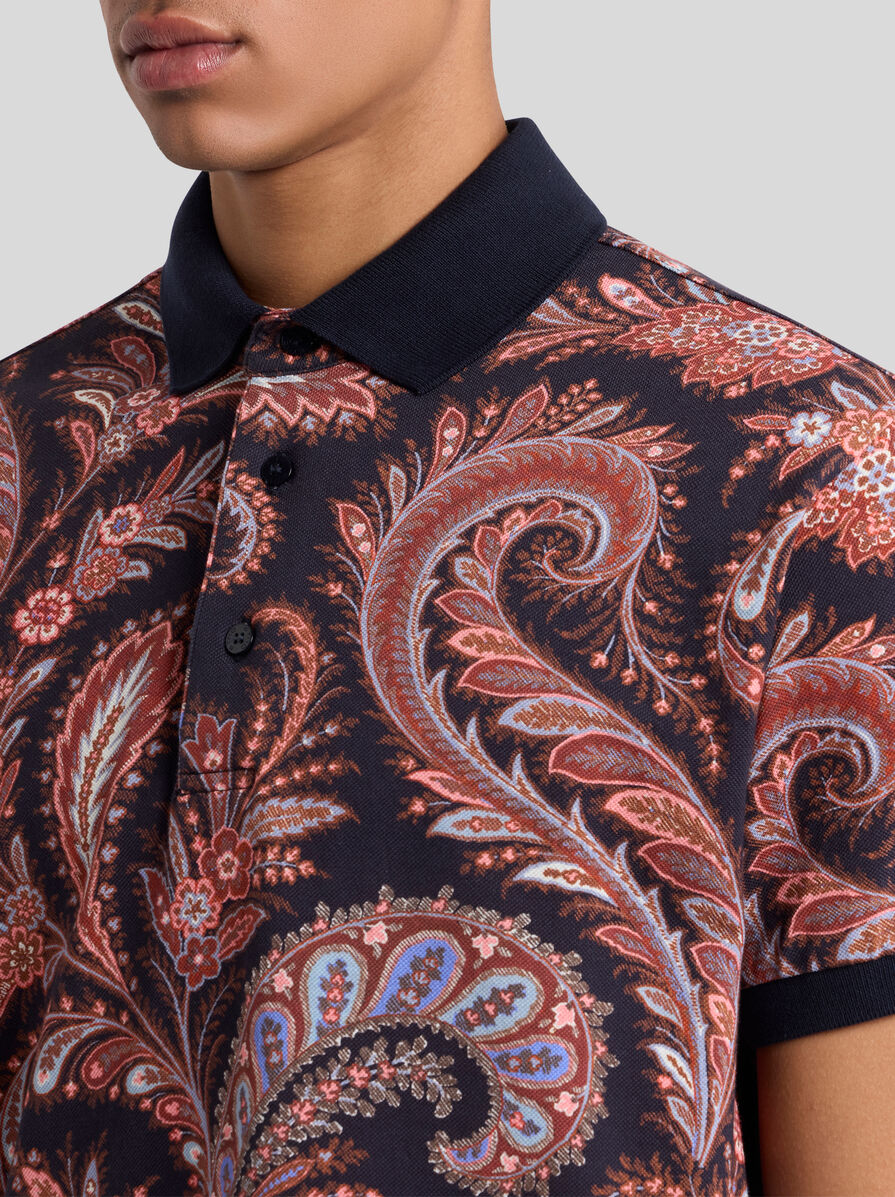 【ETRO】フローラル シルク トップ ETRO フローラル ニットトップ | ブルー | FARFETCH JP