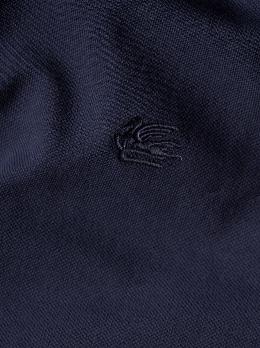 POLO SHIRT WITH EMBROIDERED PEGASO | Polo Shirts | ETRO