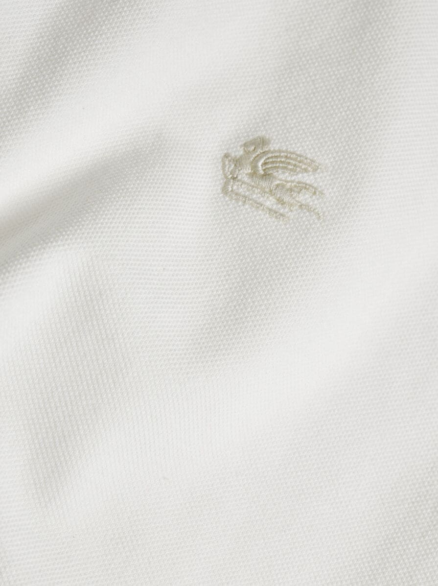POLO SHIRT WITH EMBROIDERED PEGASO | Polo Shirts | ETRO