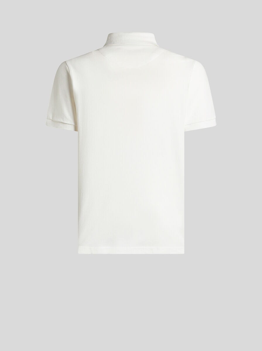 POLO SHIRT WITH EMBROIDERED PEGASO | Polo Shirts | ETRO