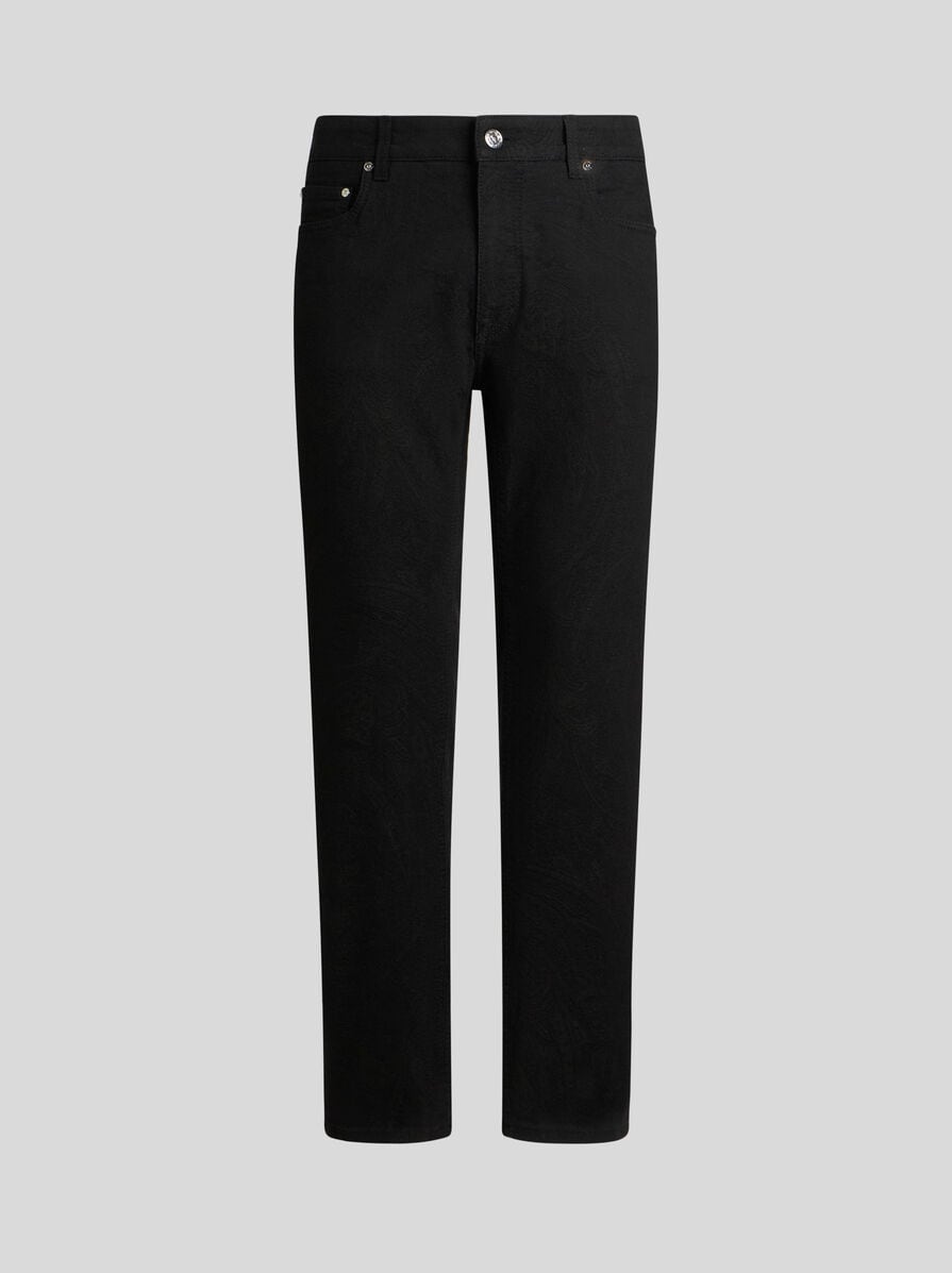 【ETRO】レギュラーフィット ジャカード ジーンズ ジャカード ジーンズ