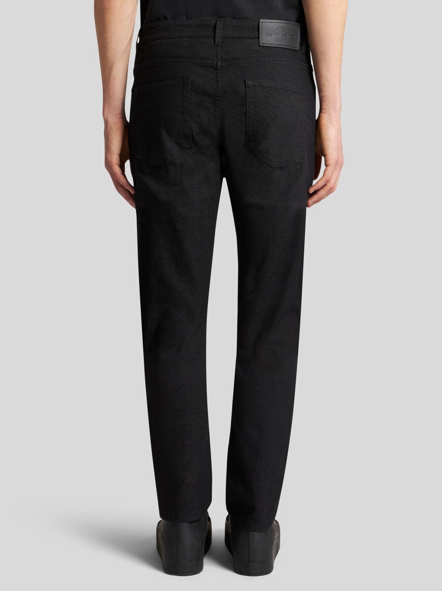 【ETRO】レギュラーフィット ジャカード ジーンズ ジャカード ジーンズ