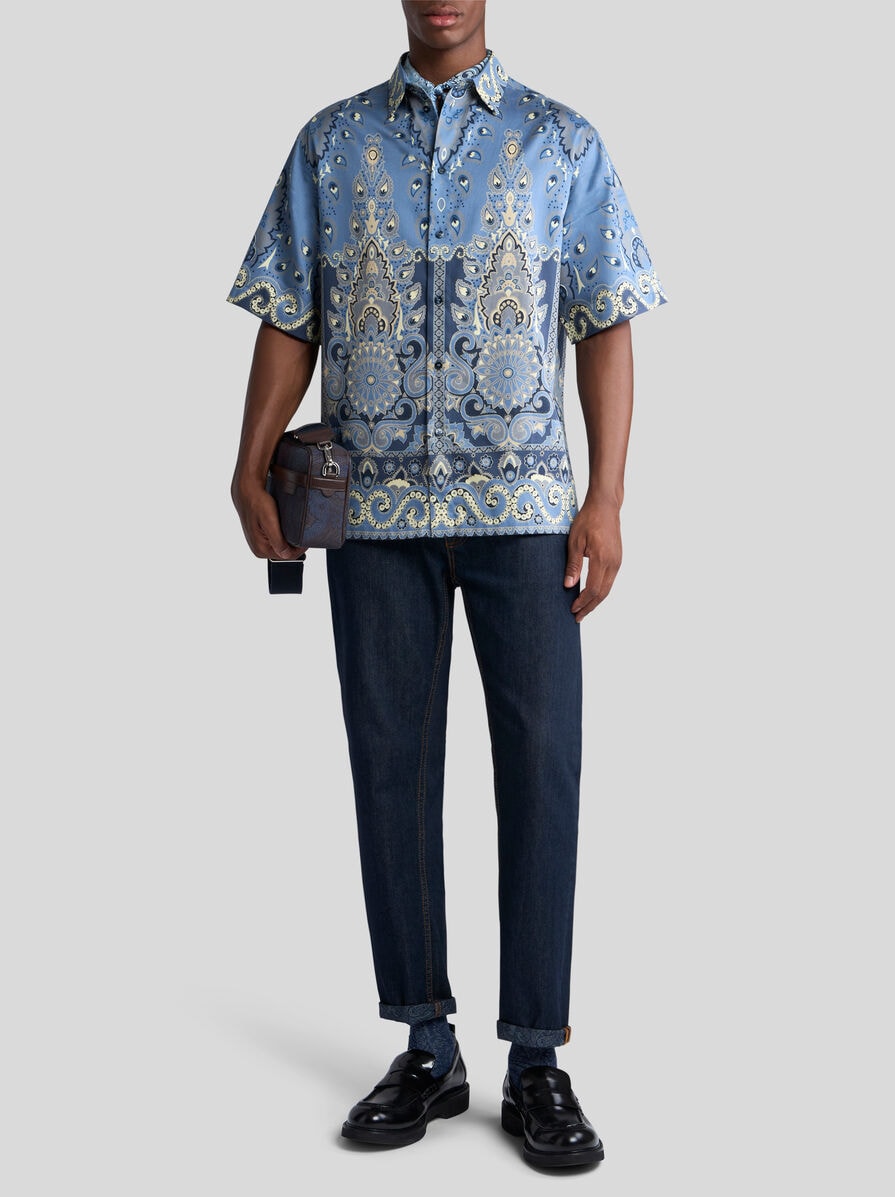 【関税&送料込】Etro Five Pocket Jeans ETRO five-pocket Jeans | Red | FARFETCH JO