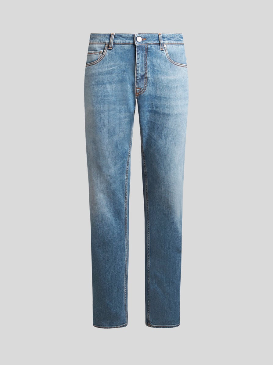 デニム・ジーパン Etro Jeans With Logo Embroidery JEANS WITH EMBROIDERY | Denim | ETRO
