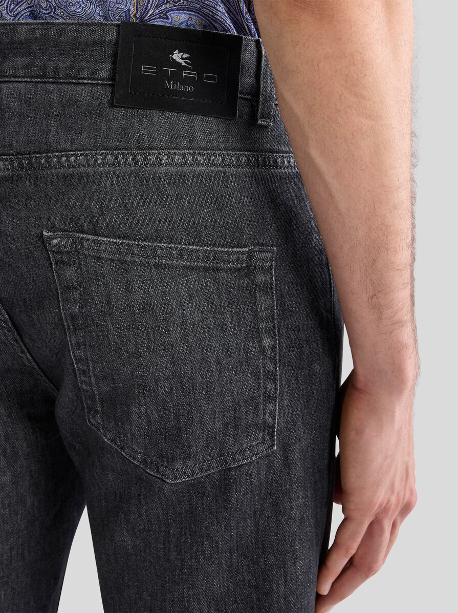 SLIM-FIT COTTON DENIM JEANS | Denim | ETRO