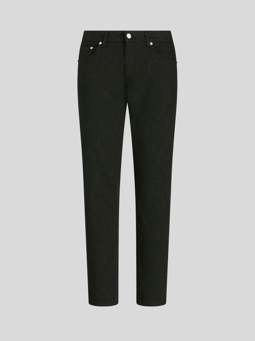 デニム・ジーパン ETRO SS24 Denim jeans (WRNB0005AD171 S9001) JACQUARD DENIM JEANS