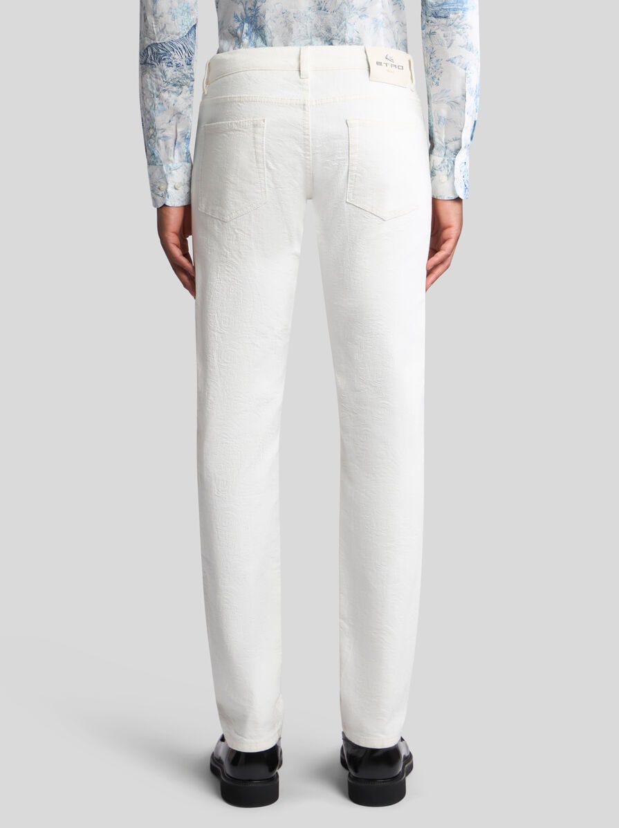 【ETRO】レギュラーフィット ジャカード ジーンズ ジャカードデニム ジーンズ | エトロ