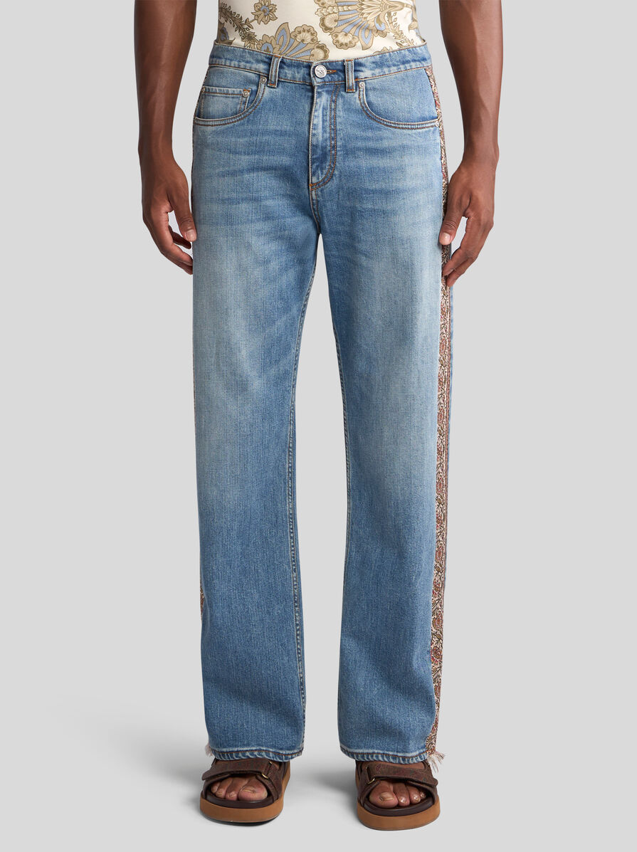 ETRO ストレートレッグパンツ ETRO(エトロ) / ストレートパンツ/36/コットン/GRY | 古着の販売