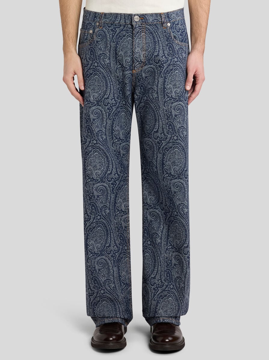 【関税&送料込】Etro Baggy Jacquard Jeans BAGGY JACQUARD JEANS | Denim | ETRO