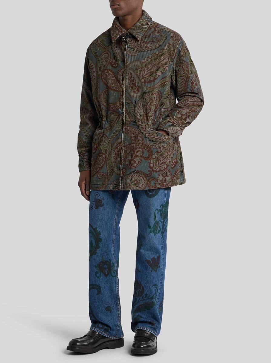 【関税込み】ETRO Straight-leg jeans STRAIGHT-LEG JEANS WITH PRINT | Denim | ETRO