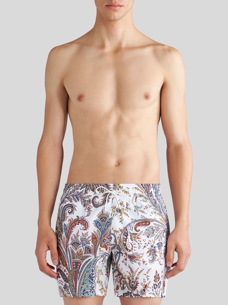 水着・ビーチグッズその他 ETRO Paisley Shorts Multicolor WRPA0014AK757 ETRO paisley-print swim shorts - Polo Avenue