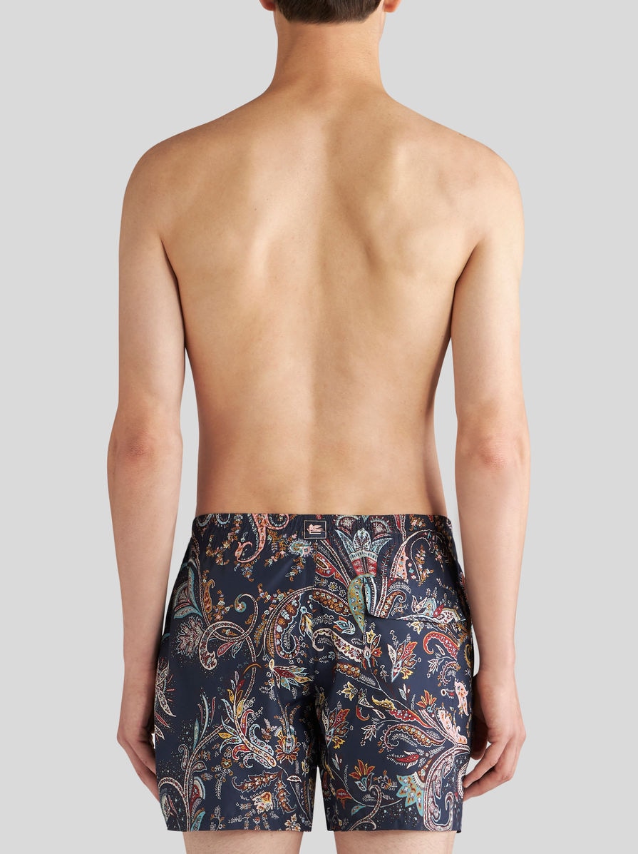 ハーフ・ショートパンツ ETRO PAISLEY NYLON SWIM SHORTS ETRO paisley-print Swim Shorts | Blue | FARFETCH