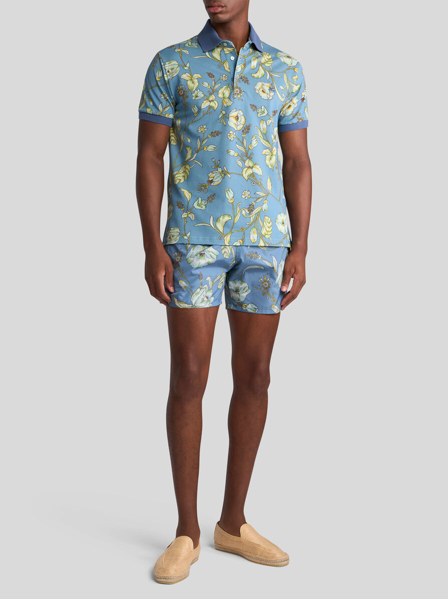 ビキニ ETRO SS25 Floral shorts (WRPA0014AK749 X0888) DOUBLE-PATTERN SWIM SHORTS | Beachwear | ETRO