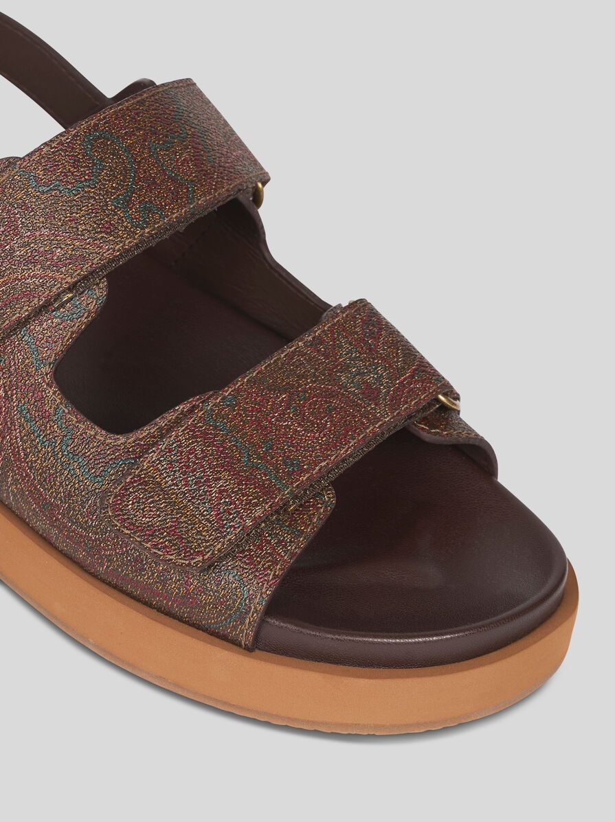 【★大人気★】ETRO ☆ ストラップ ペイズリー サンダル ストラップ ペイズリー サンダル | エトロ