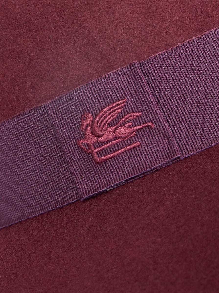 WOOL HAT WITH EMBROIDERED PEGASO LOGO | Hats and Gloves | ETRO