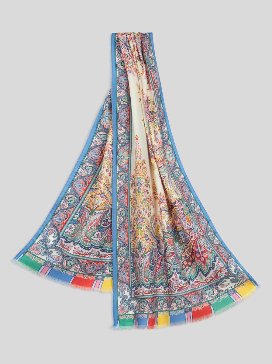 ETROエトロ　ショール　スカーフ　シルクウール