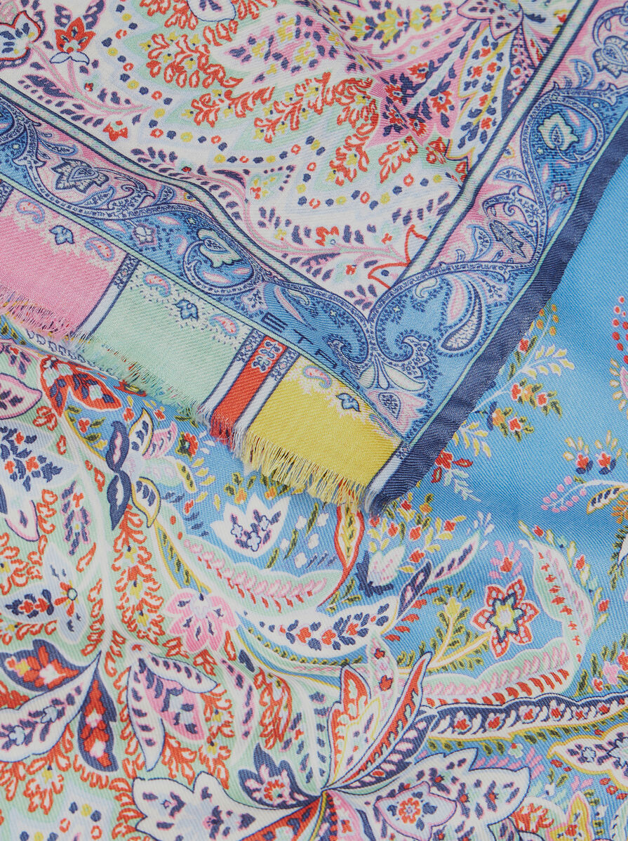 ウール＆シルク スカーフ | エトロ