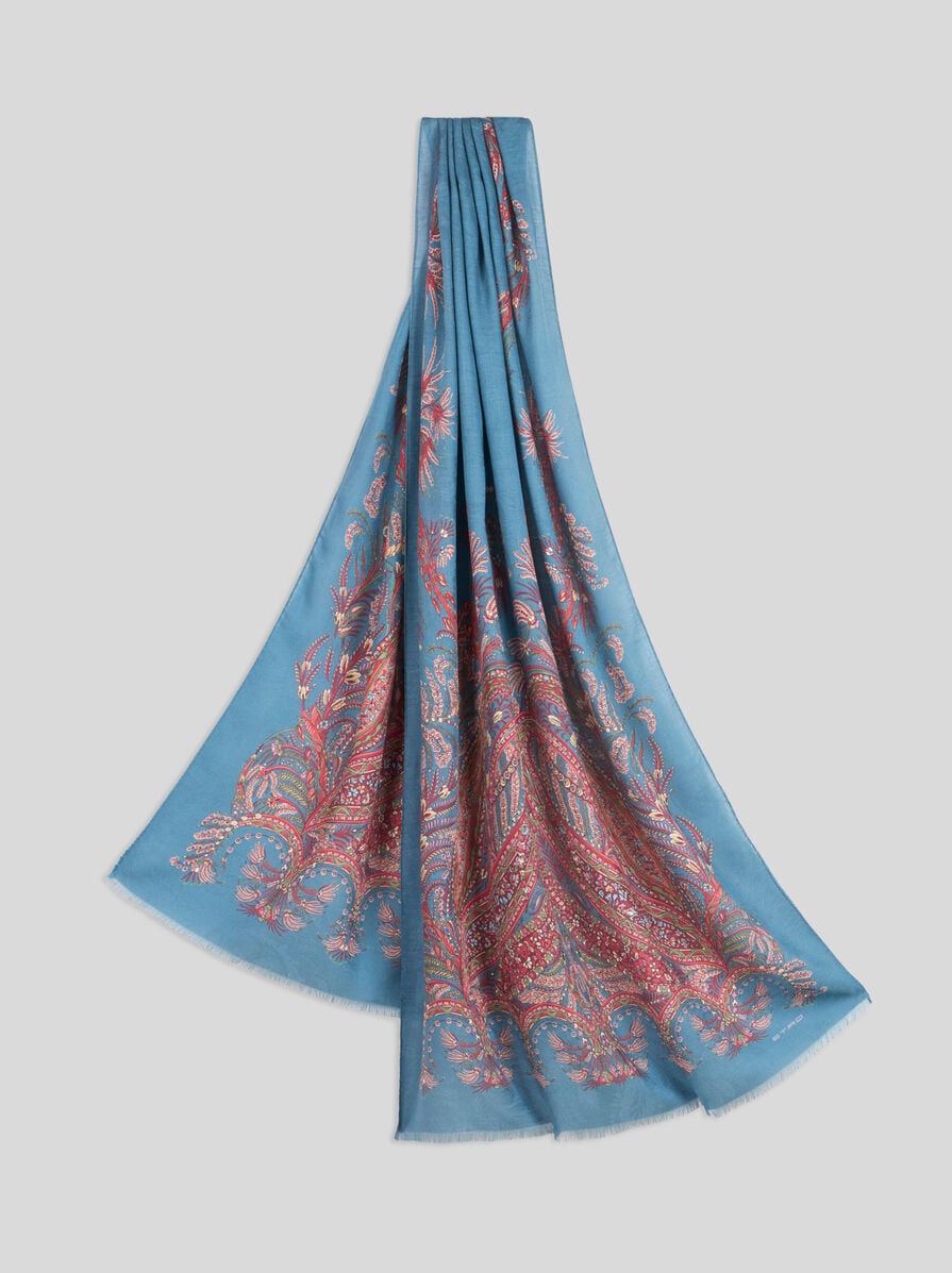 マフラー・ストール ETRO Printed Cotton Blend Foulard 楽天市場】エトロ ストール（ブランドエトロ・素材（生地・毛糸