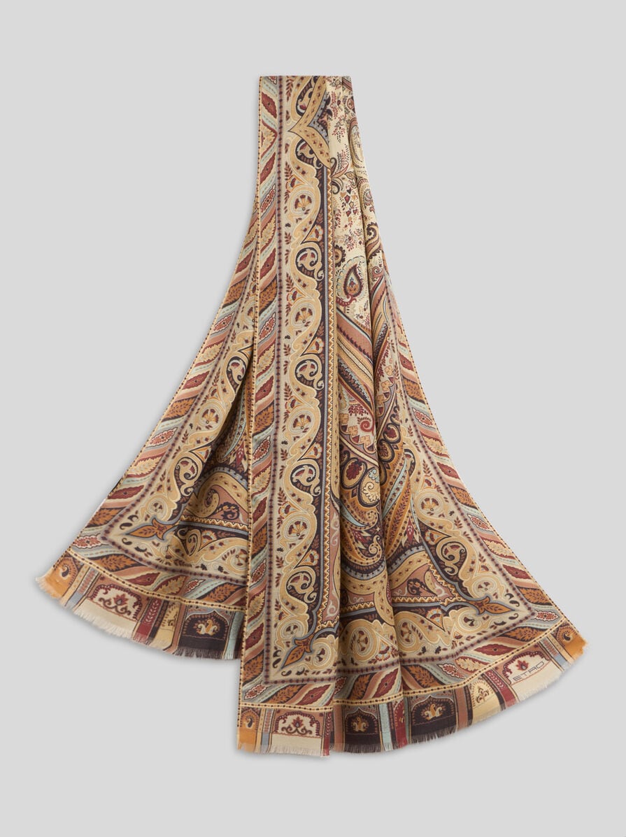 スカーフ ETRO Cashmere and silk scarf ETRO Printed Cashmere And Silk Scarf | endource