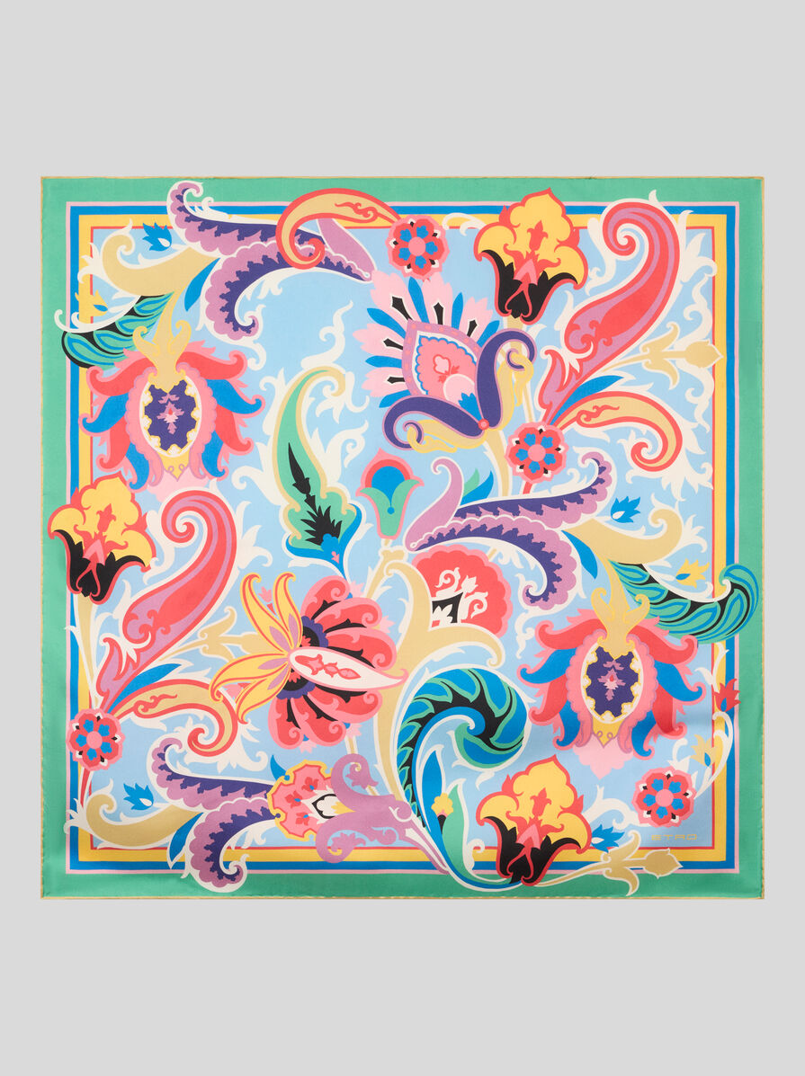 FLORAL SILK SCARF | Scarves and Silk | ETRO