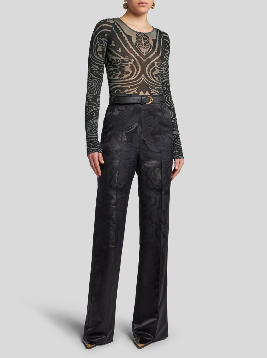 ラグジュアリー【ETRO】ペイズリー タトゥー ボディスーツ ペイズリー タトゥー ボディスーツ | エトロ
