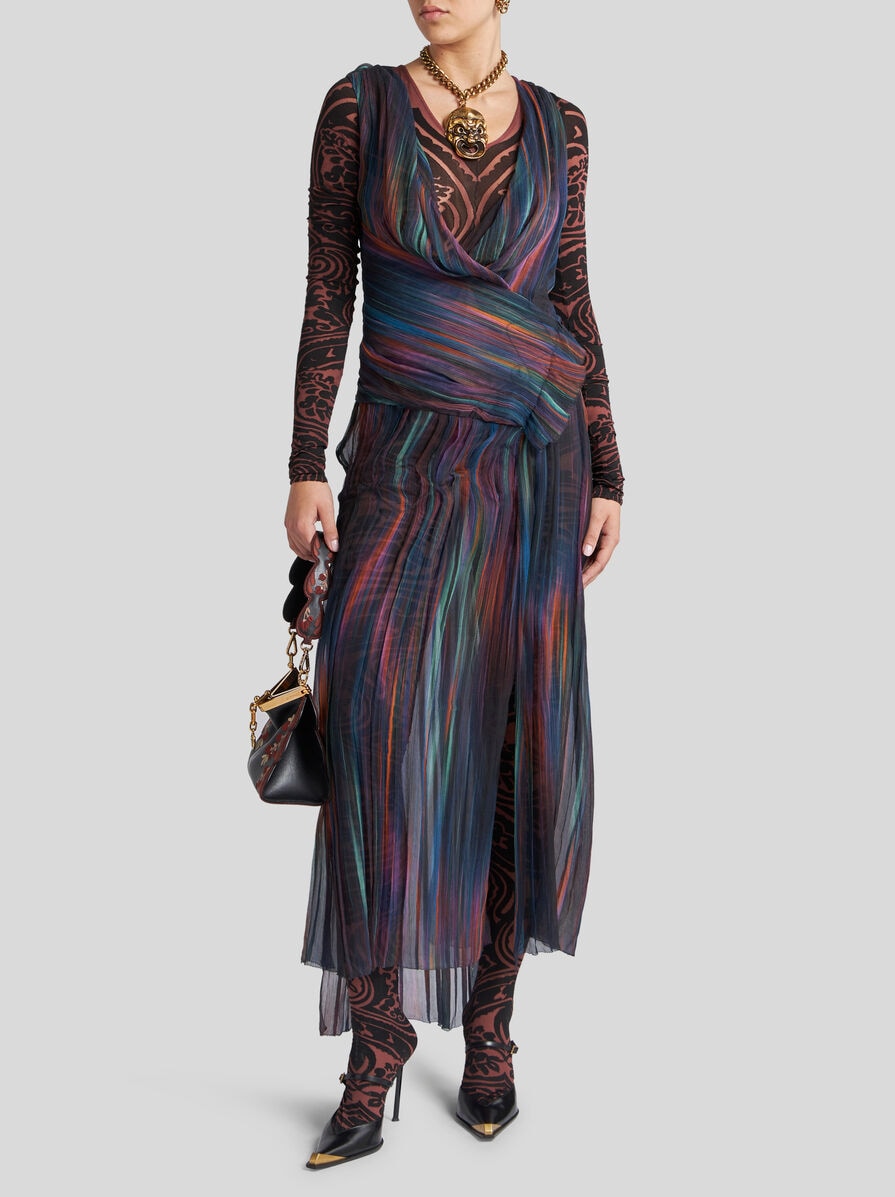 ラグジュアリー【ETRO】ペイズリー タトゥー ボディスーツ ペイズリー タトゥー ボディスーツ | エトロ