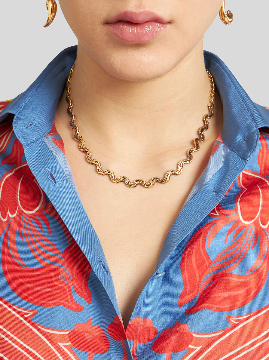 【関税送料込み】ETROチャームネックレス ETRO Pendant Chain ネックレス | ゴールドトーン | FARFETCH JP