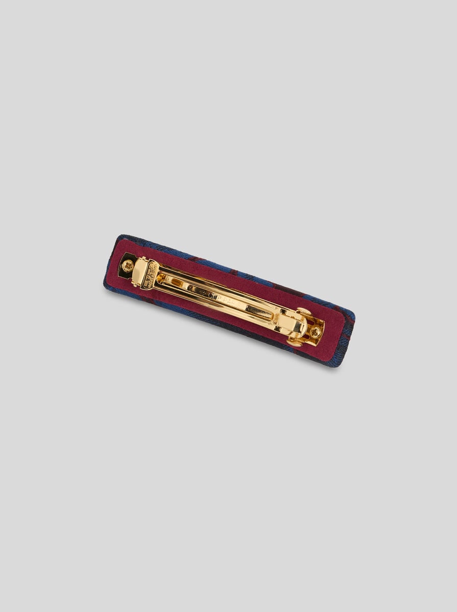 シルクブレンド ジャカード ヘアクリップ | エトロ