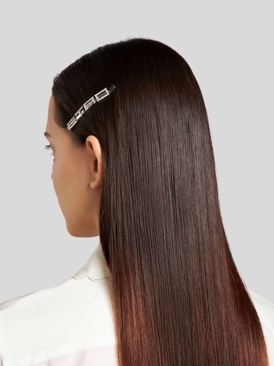【日常を華やかに】 ETRO ヘアクリップ ラインストーン 2色 エトロ ヘアクリップ | エトロ