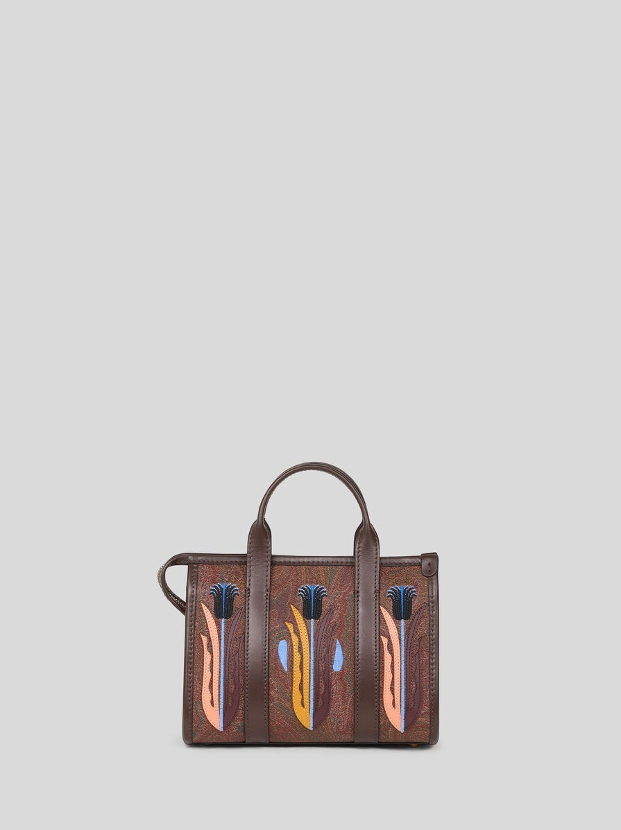 ETRO▼ARNICA AGOSTINO IACURCI ラージ キャンバス トートバッグ ETRO X AGOSTINO IACURCI LARGE ARNICA TRAVEL BAG