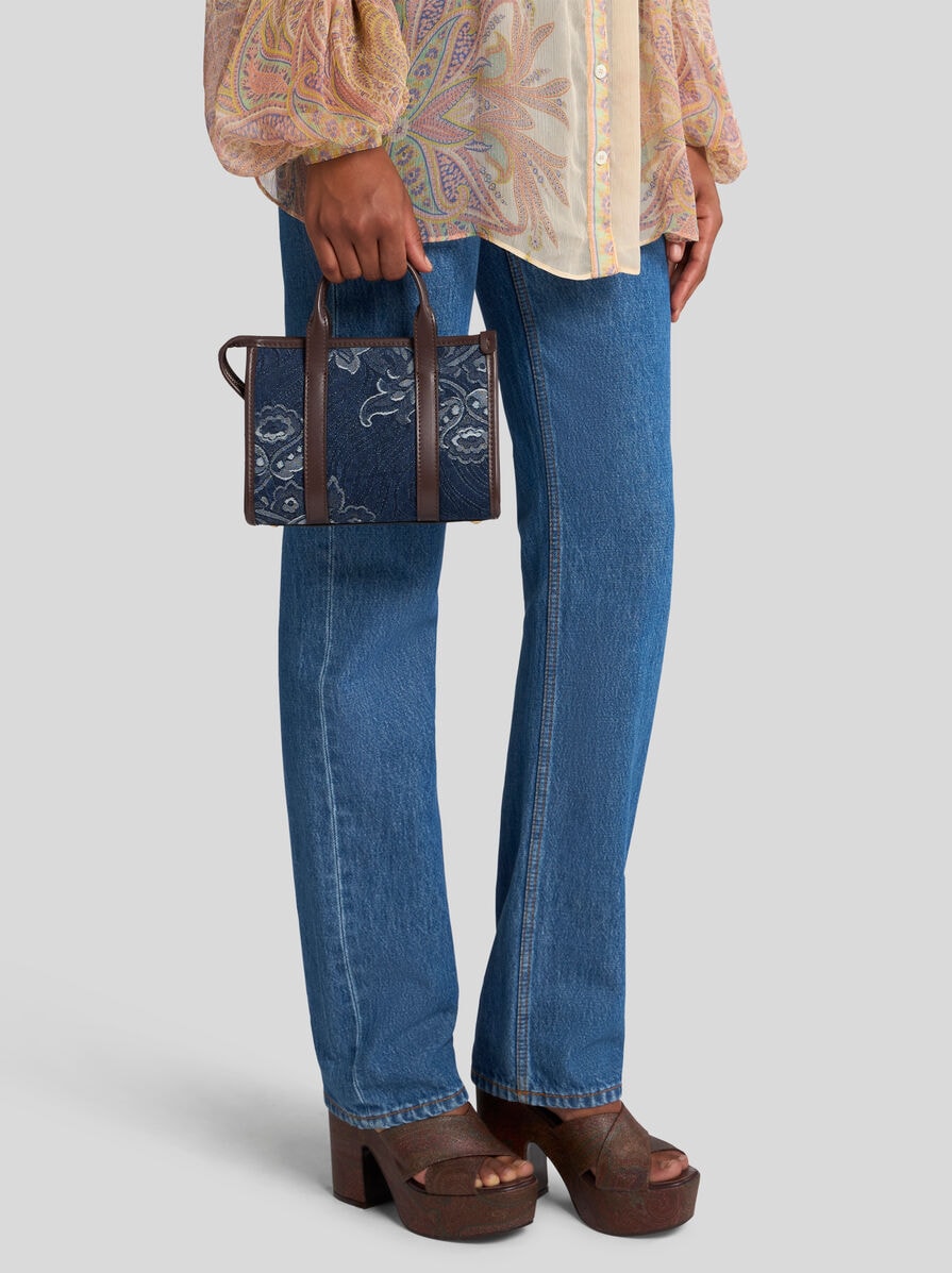 【★完売必至★】ETRO ☆ ミニジャカードデニムボンドバッグ 三越伊勢丹 | ETRO/エトロ_Women通販 | デニムジャカード ラブ