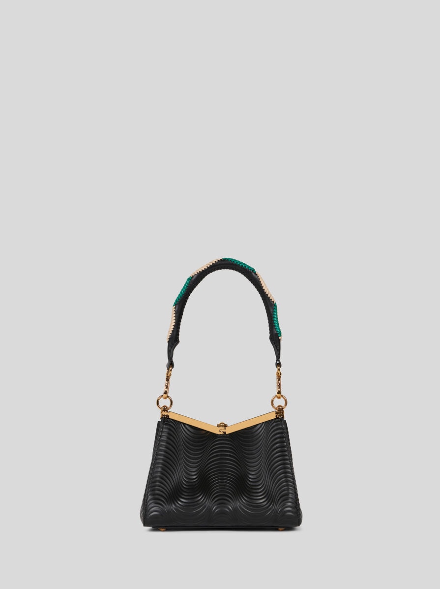 SMALL VELA BAG WITH WAVY MOTIF | Shoulder Bags | ETRO
