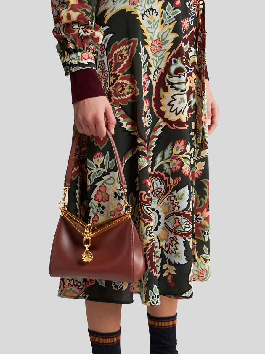 緊急セール【ETRO】Vela Mini 2WAY Bag★送料関税込 Mini vela bag | Women | Light brown | ETRO