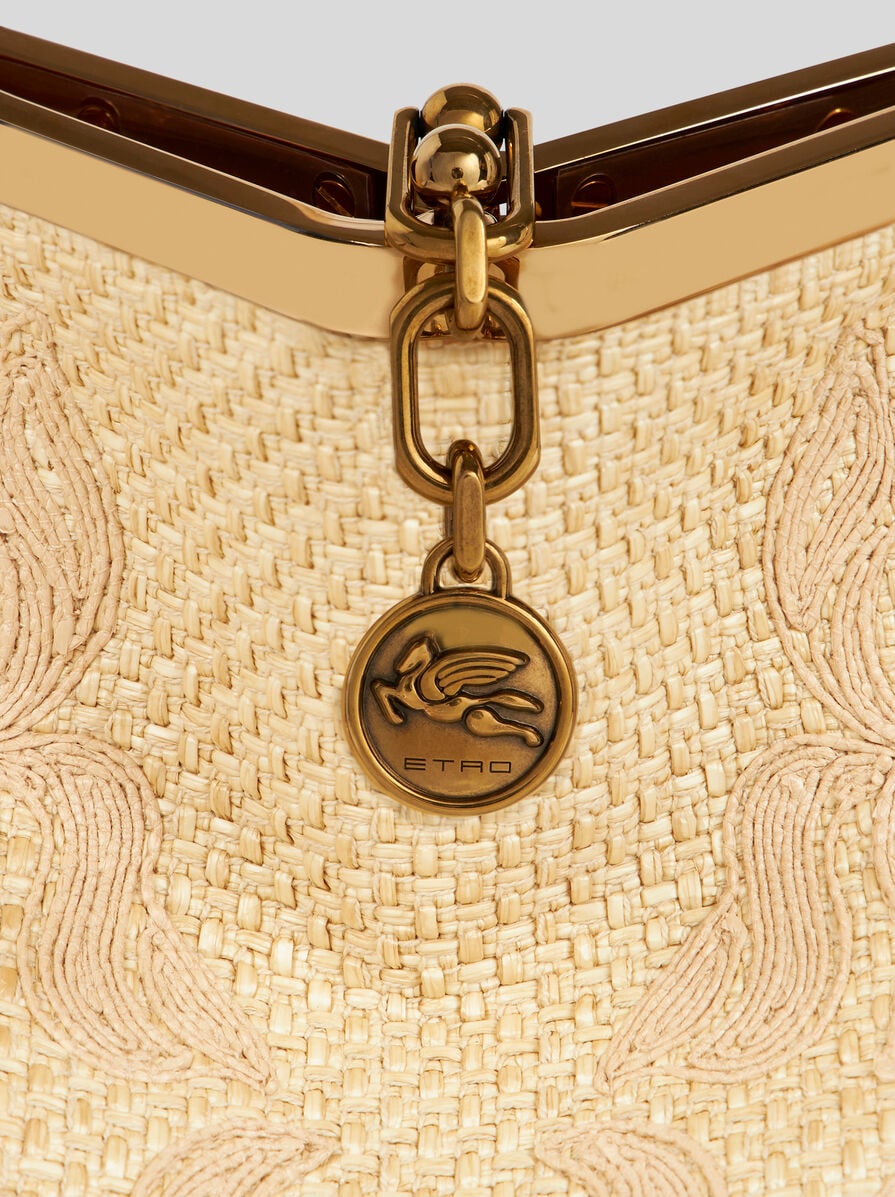 【送料&関税込】Etro Perforated Raffia Shoulder Bag Etro Perforated Raffia Shoulder Bag in Natural for Men | Lyst