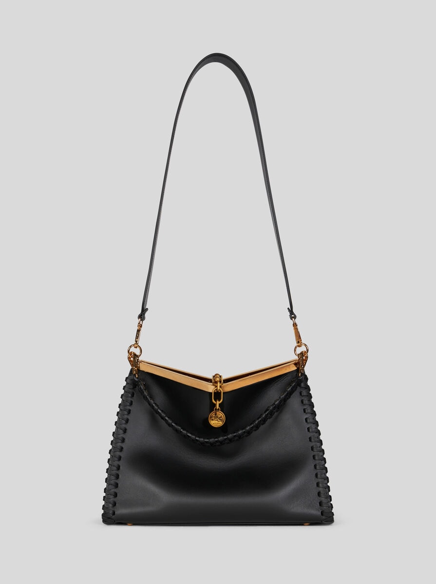 【優雅なフォルム】ETRO スモール ウーブンレザー ベラバッグ SMALL VELA BAG WITH WAVY MOTIF | Shoulder Bags | ETRO